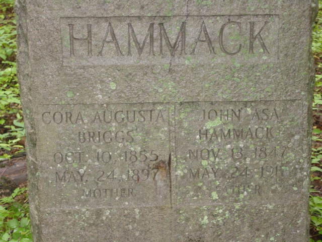 Hammack Family Marker
