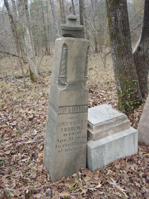 Markers of John G. Andrews, Sr. & Jr.
